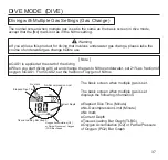 Preview for 37 page of Bism 4GS Dive Demo Solis Operating Manual