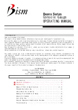 Bism Beans Series Operating Manual предпросмотр