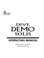 Предварительный просмотр 1 страницы Bism Dive Demo Solis Operating Manual