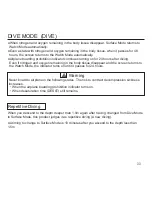 Preview for 33 page of Bism Dive Demo Solis Operating Manual