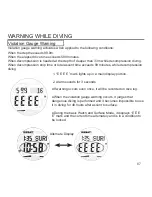 Preview for 47 page of Bism Dive Demo Solis Operating Manual