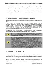 Preview for 8 page of BiSolid Automat 25 Installation, Operation And Maintenance Manual