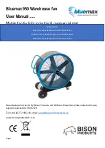 Bison Products BlueMax 950 User Manual предпросмотр