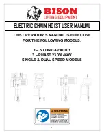 Bison HHBD01SK-01 User Manual preview