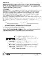 Preview for 2 page of Bison NVH-150-T Operator'S Manual