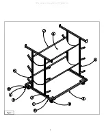 Предварительный просмотр 2 страницы Bison Six Post Deluxe Volleyball Cart VB96 Instruction Manual