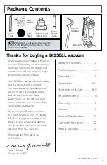 Предварительный просмотр 3 страницы Bissell 1305 SERIES User Manual