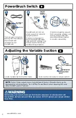 Предварительный просмотр 6 страницы Bissell 1305 SERIES User Manual