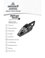 Bissell 15E5 SERIES User Manual предпросмотр