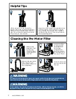 Предварительный просмотр 8 страницы Bissell 1739 SERIES User Manual