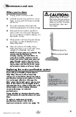 Предварительный просмотр 9 страницы Bissell 1957-F SERIES User Manual