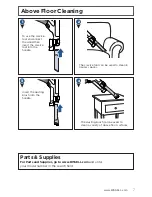 Предварительный просмотр 7 страницы Bissell 2001 SERIES User Manual