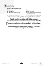 Preview for 17 page of Bissell 2012 3 series Owner'S Manual