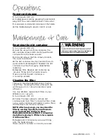 Предварительный просмотр 5 страницы Bissell 2030 SERIES User Manual