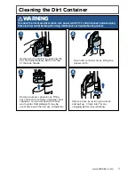 Предварительный просмотр 9 страницы Bissell 2112 SERIES User Manual