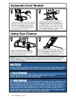 Предварительный просмотр 6 страницы Bissell 2261 SERIES User Manual