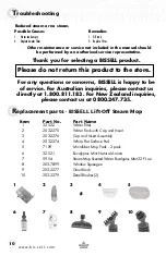 Preview for 10 page of Bissell 23B6-F SERIES User Manual