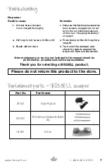 Предварительный просмотр 7 страницы Bissell 23T6 Series User Manual