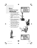 Предварительный просмотр 5 страницы Bissell 3920 SERIES User Manual