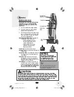 Предварительный просмотр 9 страницы Bissell 3920 SERIES User Manual