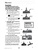 Предварительный просмотр 7 страницы Bissell 4124 series User Manual