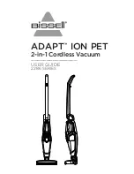 Предварительный просмотр 1 страницы Bissell ADAPT ION PET 2286 SERIES User Manual