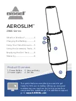 Предварительный просмотр 1 страницы Bissell AEROSLIM 2986 Series User Manual