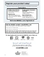 Preview for 12 page of Bissell AEROSWIFT 1009 SERIES User Manual