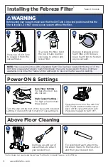 Preview for 6 page of Bissell AEROSWIFT 2612 Series User Manual