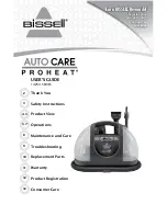 Bissell Auto Care ProHeat 14254 Series User Manual предпросмотр