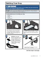 Preview for 9 page of Bissell BARKBATH 1844 SERIES User Manual