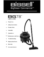 Bissell BG78 User Manual предпросмотр