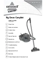 Bissell Big Green Complete 7700 Series User Manual предпросмотр