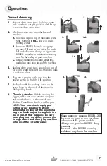 Предварительный просмотр 7 страницы Bissell BigGreen 64P8F Series User Manual