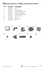 Предварительный просмотр 17 страницы Bissell BigGreen 64P8F Series User Manual