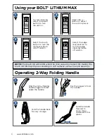 Предварительный просмотр 6 страницы Bissell BOLT LITHIUM MAX 1971 Series User Manual