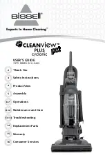 Предварительный просмотр 1 страницы Bissell CLEAN VIEW 74T5 User Manual