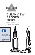 Bissell Cleanview 20191 Series User Manual предпросмотр