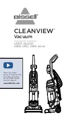 Предварительный просмотр 1 страницы Bissell CLEANVIEW 2486 Series User Manual