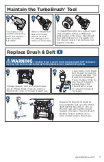 Предварительный просмотр 9 страницы Bissell CLEANVIEW 2486 Series User Manual