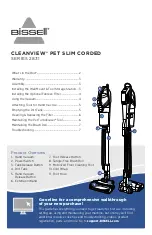 Предварительный просмотр 1 страницы Bissell CLEANVIEW 2831 Series Quick Start Manual