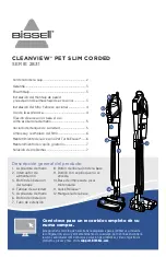 Предварительный просмотр 9 страницы Bissell CLEANVIEW 2831 Series Quick Start Manual