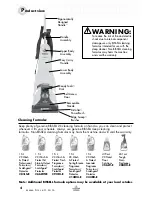 Предварительный просмотр 4 страницы Bissell CLEANVIEW 34C9 SERIES User Manual