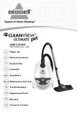 Предварительный просмотр 1 страницы Bissell CLEANVIEW 59M5 User Manual