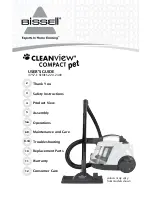 Предварительный просмотр 1 страницы Bissell CleanView Compact Pet 4757-E SERIES User Manual