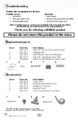 Предварительный просмотр 14 страницы Bissell Cleanview Pet Ultimate 22T2 Series User Manual