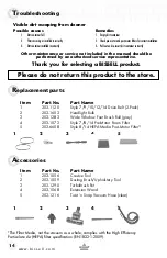 Предварительный просмотр 14 страницы Bissell Cleanview Pet Ultimate 58K5 Series User Manual