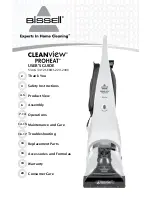 Предварительный просмотр 1 страницы Bissell CLEANVIEW PROHEAT 34T2 SERIES User Manual