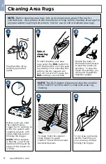 Preview for 8 page of Bissell CrossWave 1713 SERIES User Manual