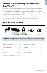 Preview for 35 page of Bissell CrossWave 1713 SERIES User Manual